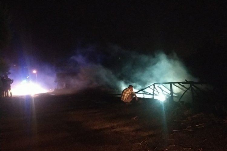 &Ccedil;orum'da korkutan yangın