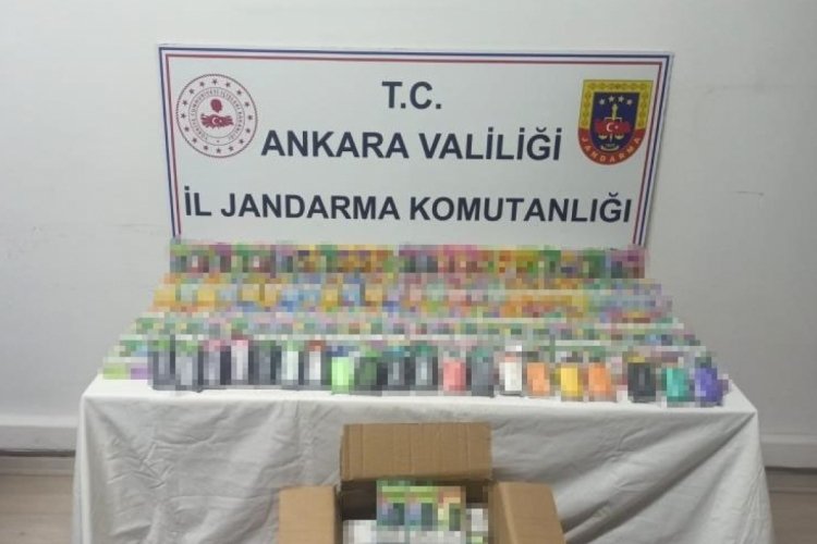 Ankara'da 350 adet elektronik sigara ele ge&ccedil;irildi