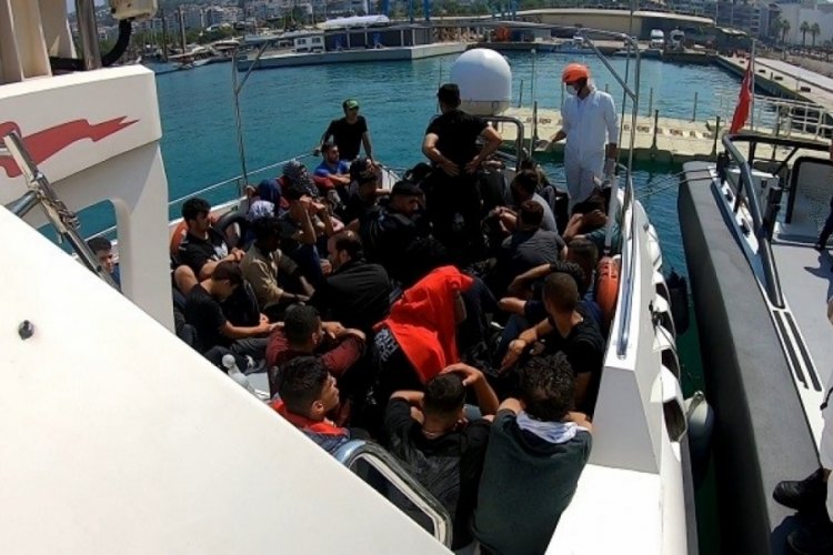 Aydın'da 40 d&uuml;zensiz g&ouml;&ccedil;men yakalandı