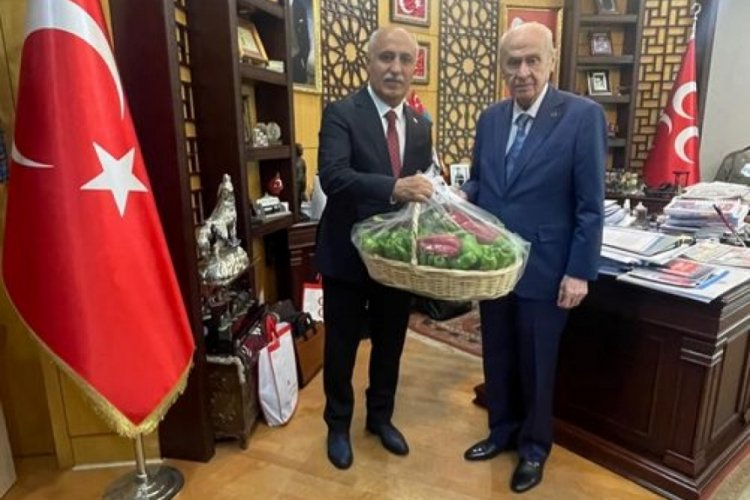 Başkan Davut Aydın'dan Bah&ccedil;eli'ye ziyaret