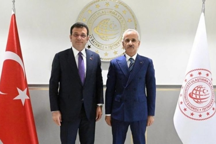 İmamoğlu, Bakan Şimşek ve Bakan Uraloğlu ile g&ouml;r&uuml;şt&uuml;