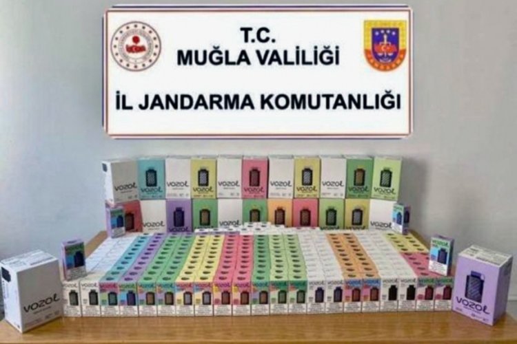 Muğla'da ka&ccedil;ak elektronik sigara ele ge&ccedil;irildi