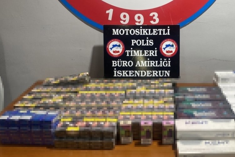 Hatay'da 630 paket ka&ccedil;ak sigara ele ge&ccedil;irildi