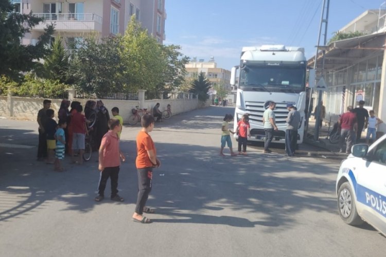 Adıyaman'da motosiklet ile bisiklet &ccedil;arpıştı: 1 yaralı