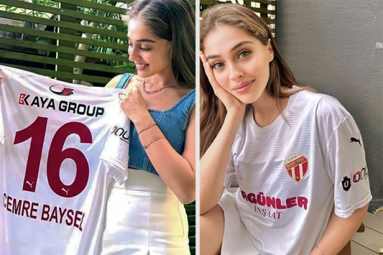 &Uuml;nl&uuml; oyuncu Cemre Baysel, İneg&ouml;lspor formasını giydi