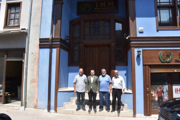 AK Parti Bursa Milletvekili Kılı&ccedil;'tan İHH İnsani Yardım Vakfı Bursa Şubesi'ne ziyaret