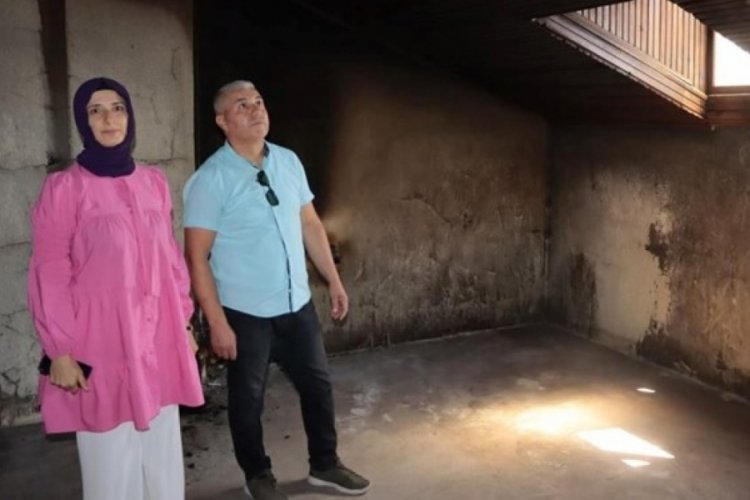 Ev sahibi &ccedil;ıkarmak istedi: Kiracı evi ateşe verip ka&ccedil;tı