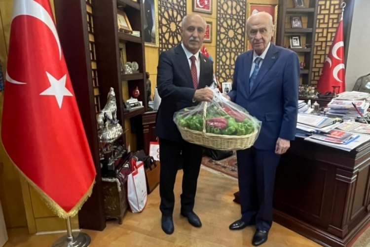 Uluslararası Altın Biber Festivalin ilk daveti Devlet Bah&ccedil;eli'ye