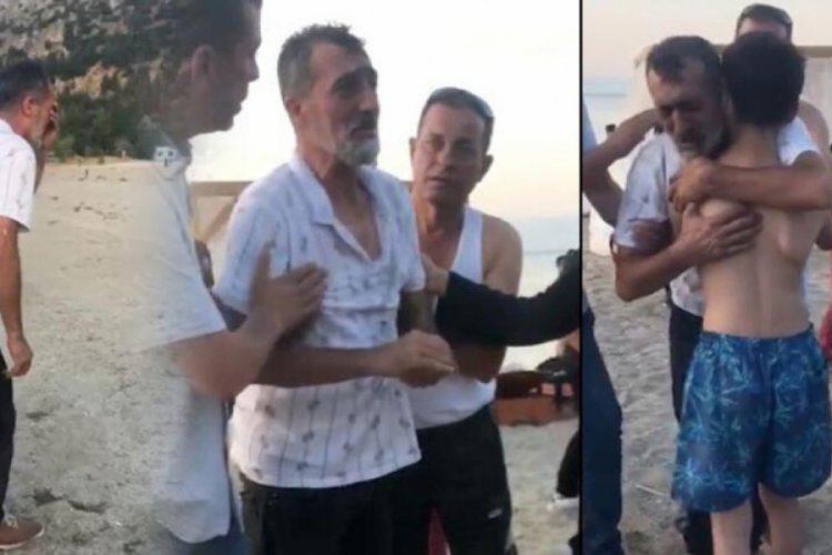 &Ouml;ld&uuml; sandığı oğlunun y&uuml;r&uuml;yerek geldiğini g&ouml;ren baba şoka girdi!