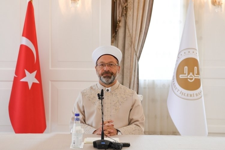 Ali Erbaş, yeni atanan m&uuml;ft&uuml;lere hitap etti
