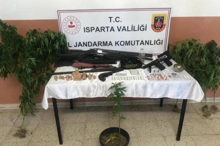 Isparta'da uyuşturucu operasyonu