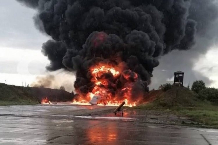 Ukrayna, Rus bombardıman u&ccedil;ağını vurdu