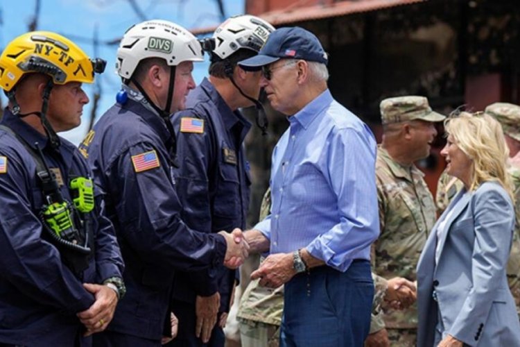 Biden Hawaii'yi ziyaret etti