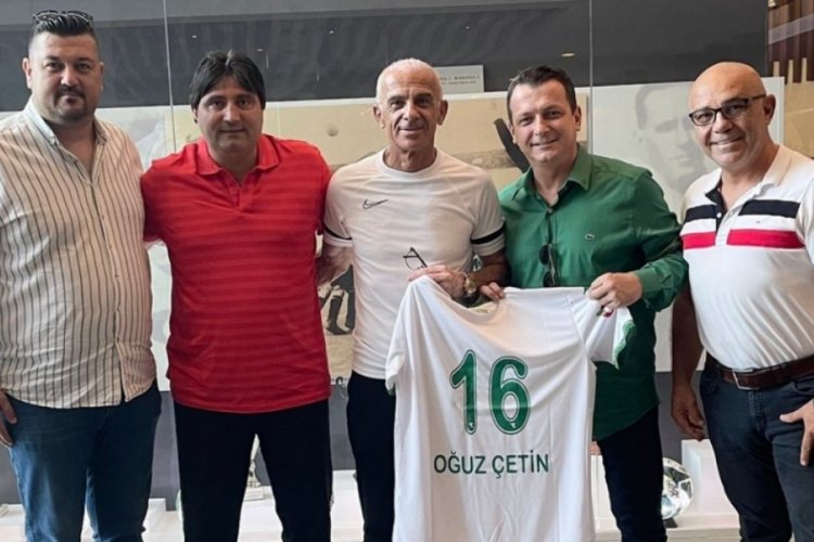 Bursaspor Y&ouml;netim Kurulundan Oğuz &Ccedil;etin'e ziyaret