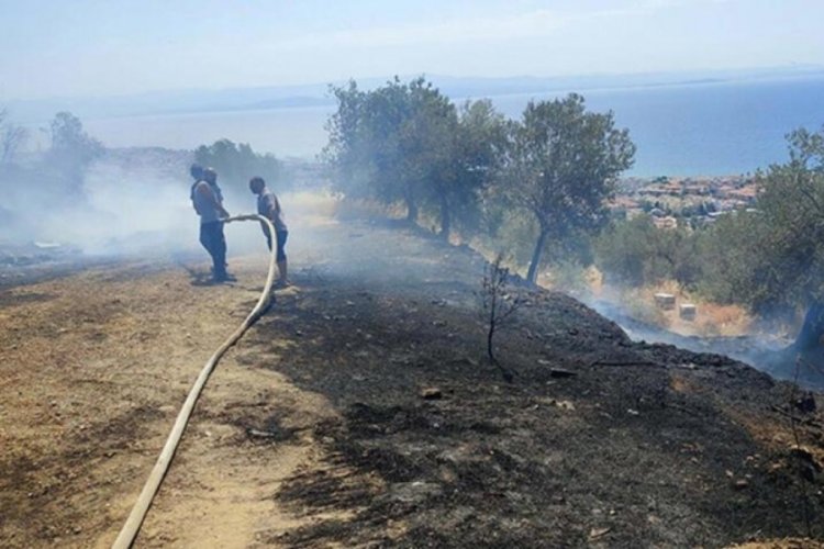 Kaz Dağları'ndaki yangın kontrol altına alındı
