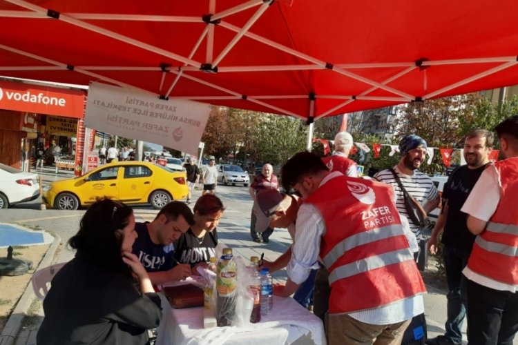 Zafer Partisi Nil&uuml;fer İl&ccedil;e Başkanı Işıl Esgin: Artık halkımız da "Ya İşgal, Ya Zafer!" diyor
