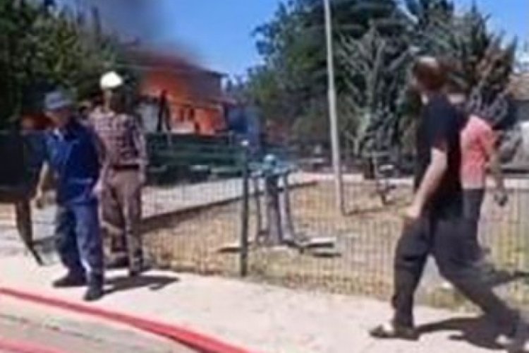 Ankara'da gecekondu yangını