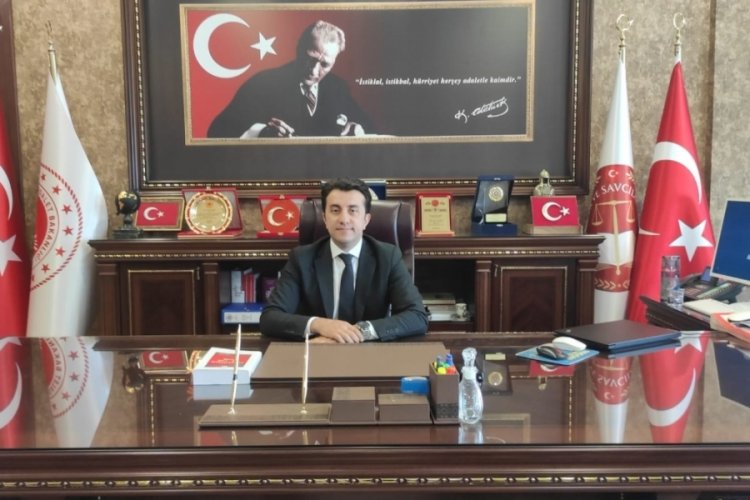 Bursa'da Gemlik Cumhuriyet Başsavcılığı'na atanan Sercan Kocabey g&ouml;revine başladı