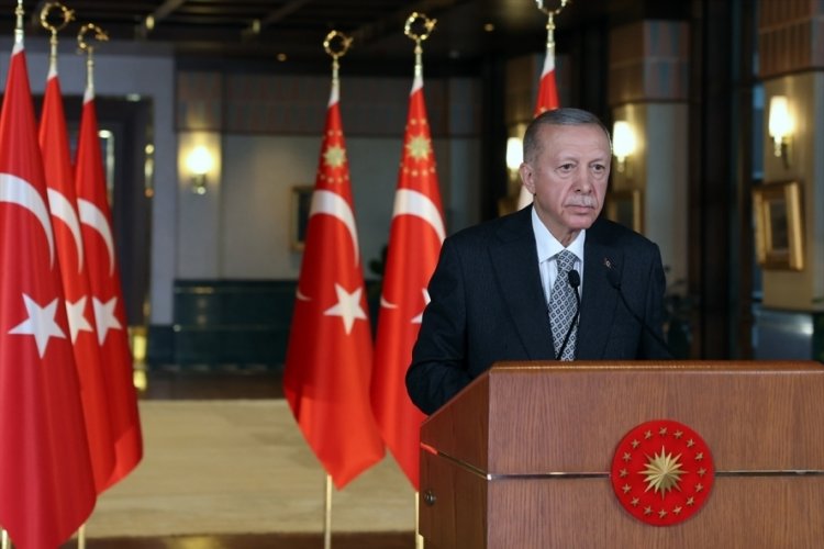 Erdoğan'dan &ccedil;ağrı: Gelin bu ağır y&uuml;k&uuml; beraber kaldıralım