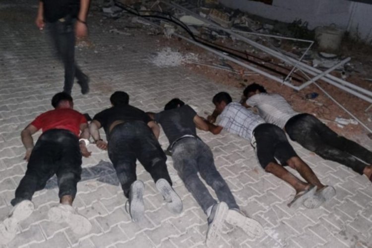 Hatay'da 5 hırsız, hasarlı binalara girerken su&ccedil;&uuml;st&uuml; yakalandı