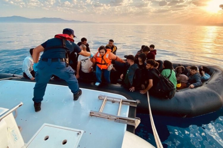 Aydın'da 67 d&uuml;zensiz g&ouml;&ccedil;men kurtarıldı!