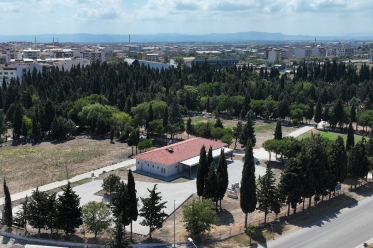 Bursa Karacabey'de yapılan gasilhane binası tamamlandı