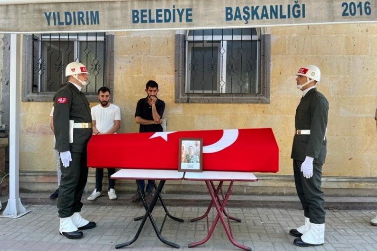 Bursalı şehit son yolculuğuna uğurlandı