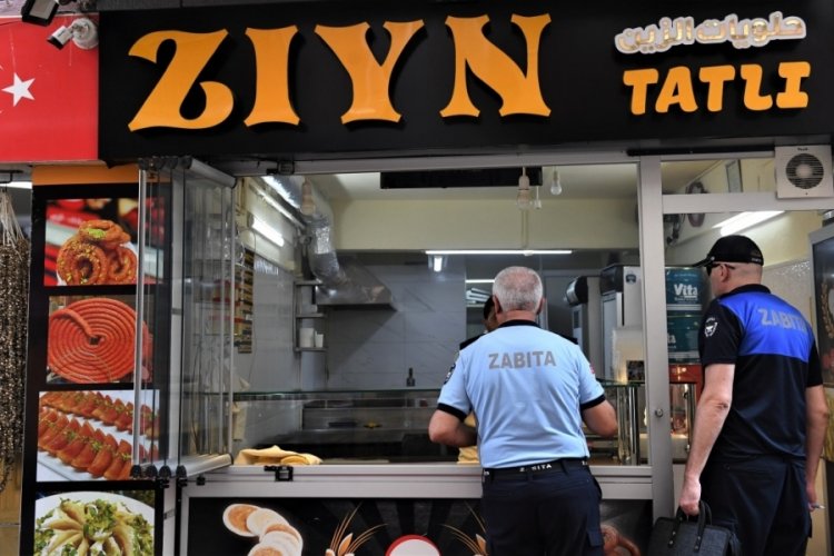 Bursa'da zabıtanın yabancı dilde tabela denetimleri sonu&ccedil; verdi