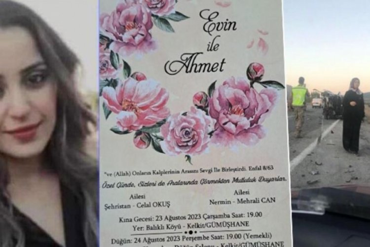 D&uuml;ğ&uuml;n g&uuml;n&uuml; gelin hayatını kaybetti