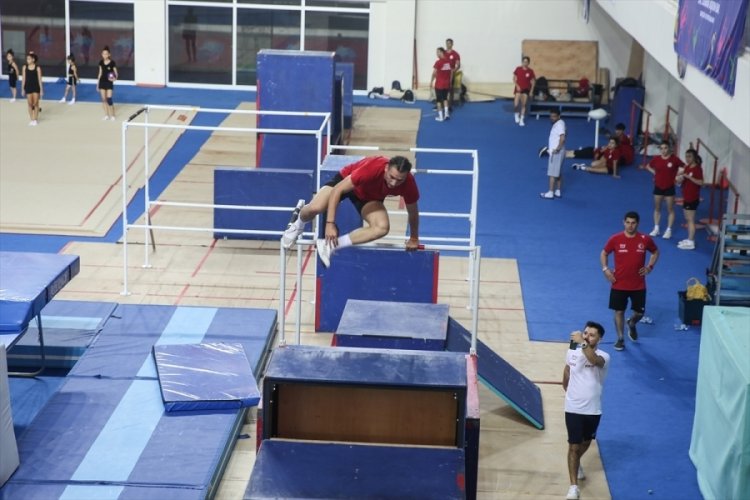 Parkur Cimnastik Milli Takımı ilk madalyasını kazanmak istiyor
