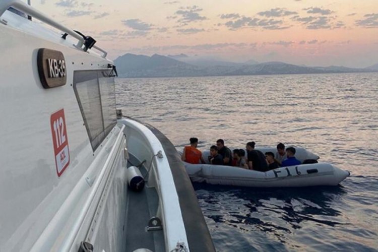 Bodrum'da 43 ka&ccedil;ak g&ouml;&ccedil;men kurtarıldı