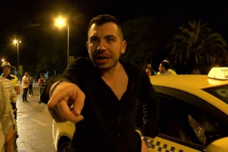 İstanbul'da alkoll&uuml; yakalanan şahıs basın mensuplarına &ouml;fkelendi