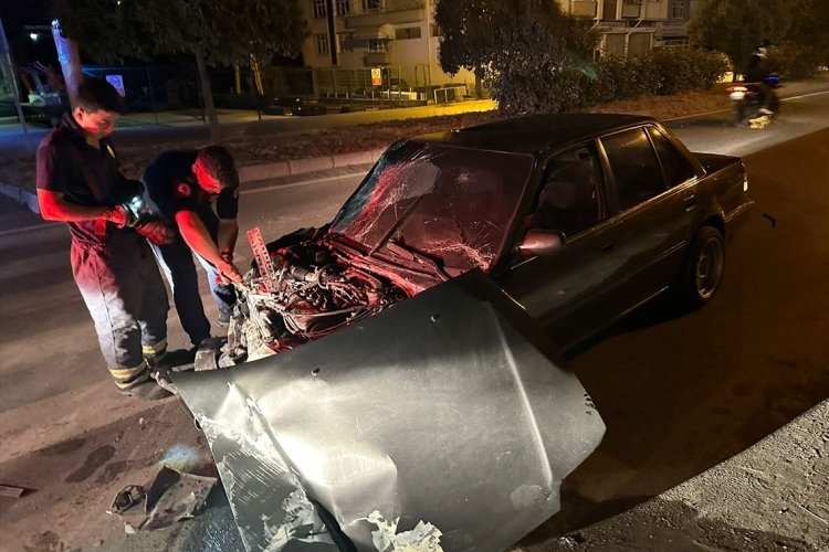 Samsun'daki trafik kazası: 2 yaralı