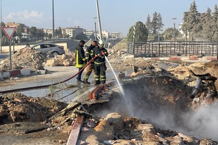 Hatay'da korkutan doğalgaz patlaması