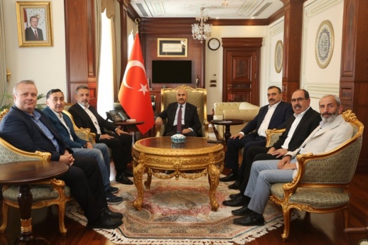 M&Uuml;SİAD Bursa Y&ouml;netiminden Vali Demirtaş'a Ziyaret