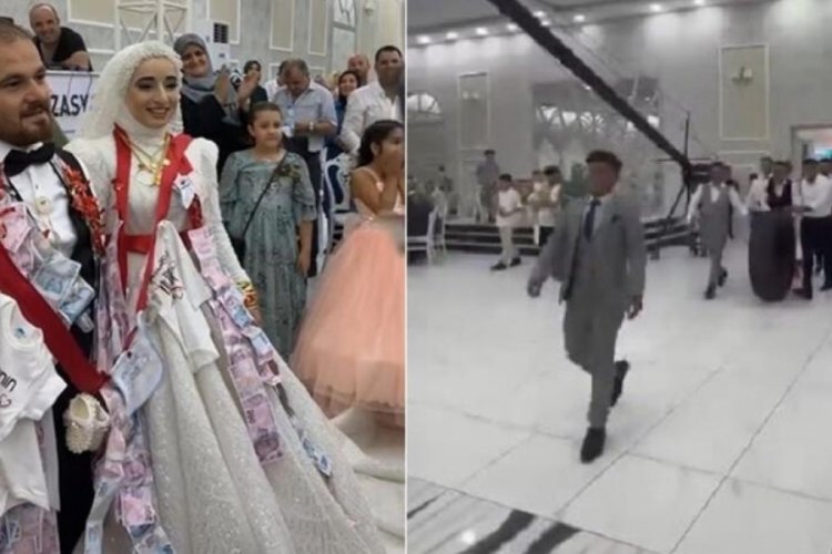 Kocaeli'de damadı şaşkına &ccedil;eviren d&uuml;ğ&uuml;n hediyesi