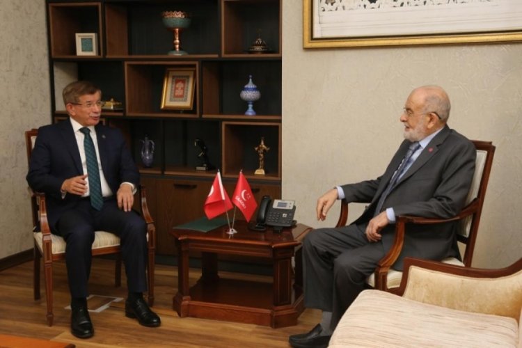 Davutoğlu, Karamollaoğlu'nu ziyaret etti