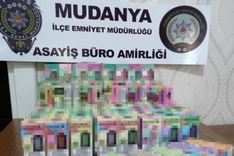 Bursa'da 100 bin liralık elektronik sigara ele ge&ccedil;irdi