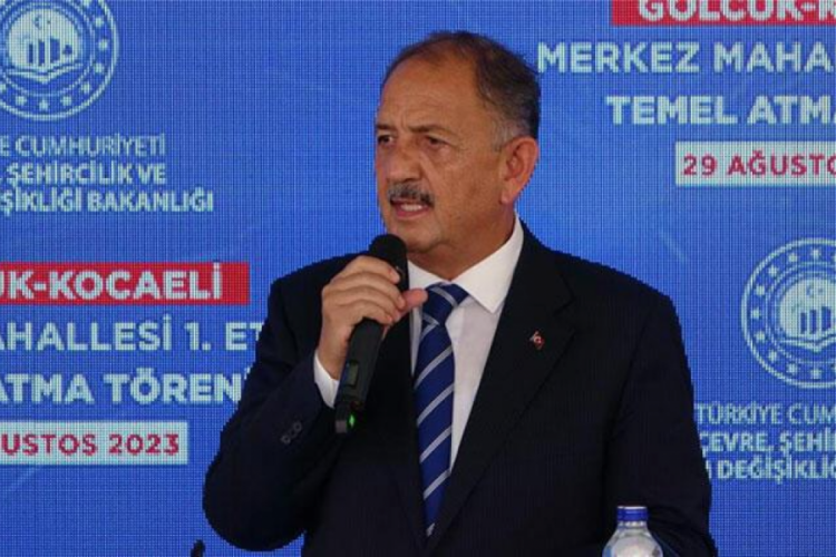 Bakan &Ouml;zhaseki "&ouml;yle konutlar inşa edeceğiz ki" diyerek a&ccedil;ıkladı