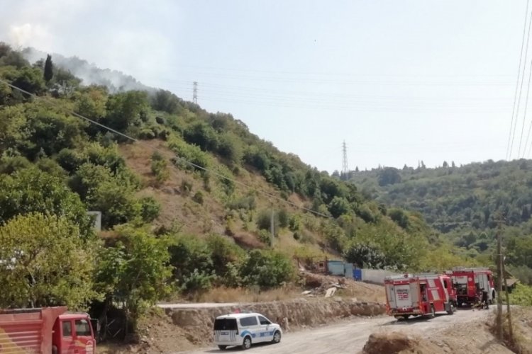 Kocaeli'de ormanlık alanda &ccedil;ıkan yangın s&ouml;nd&uuml;r&uuml;ld&uuml;