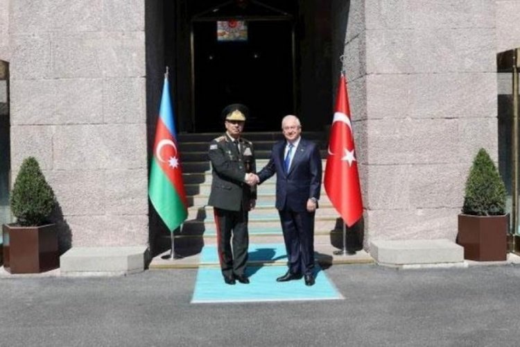 Yaşar G&uuml;ler, Azerbaycanlı mevkidaşı ile bir araya geldi