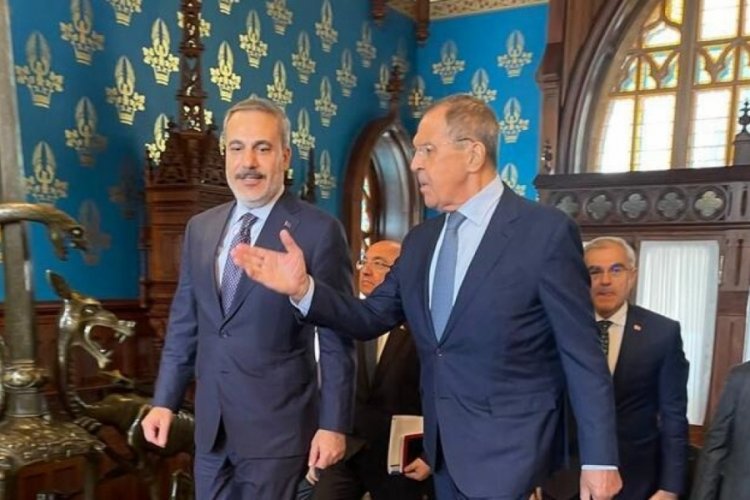 Hakan Fidan Lavrov ile g&ouml;r&uuml;şt&uuml;