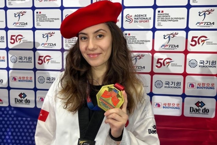 Olimpiyat sporcusu Meryem 3'&uuml;nc&uuml; oldu