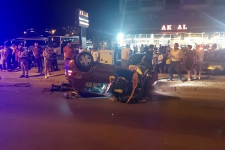 Zonguldak'ta trafik kazası! 2 yaralı