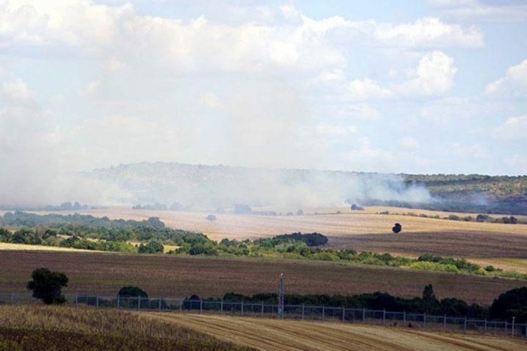 Bulgaristan'ın T&uuml;rkiye sınırındaki yangın kontrol altında