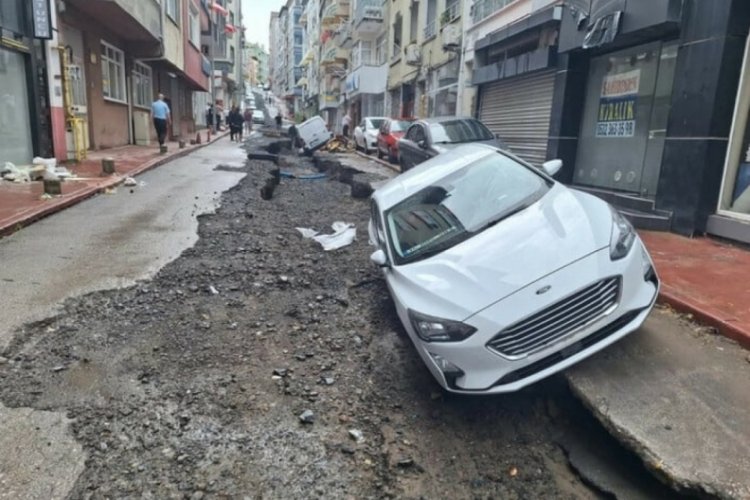 Samsun sele teslim oldu!