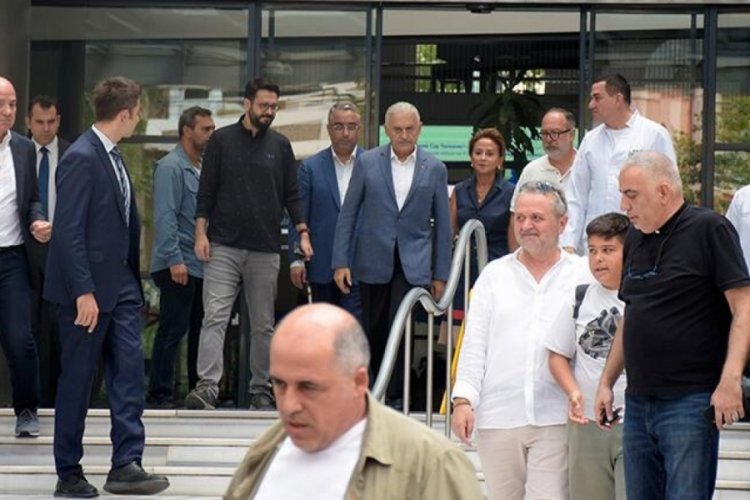 Binali Yıldırım Sabancı &ccedil;iftini ziyaret etti