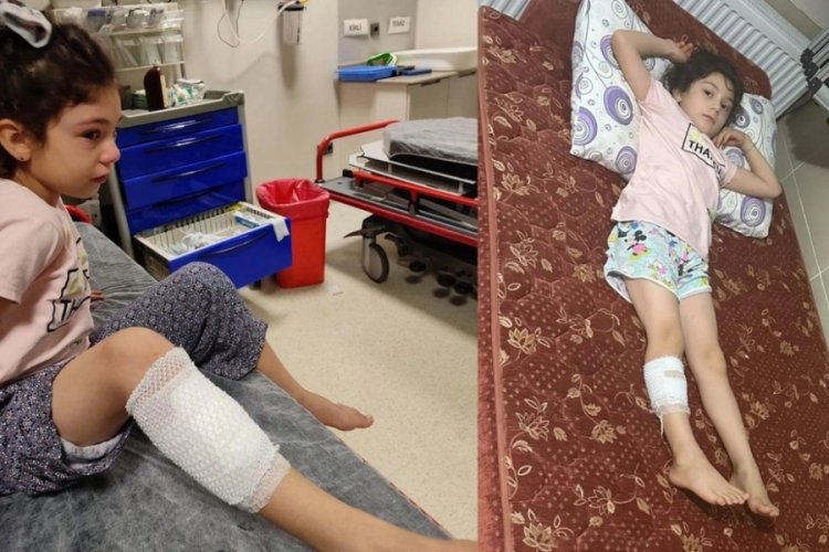 Adana'da balkonda uyurken yorgun mermi isabet eden k&uuml;&ccedil;&uuml;k &ccedil;ocuk yaralandı