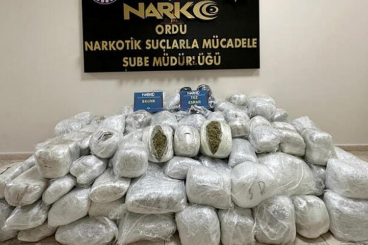 Uyuşturucu sevkiyatı Ordu'da durduruldu