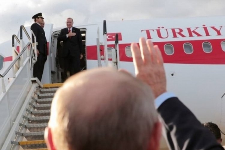 Cumhurbaşkanı Erdoğan, Rusya'dan ayrıldı